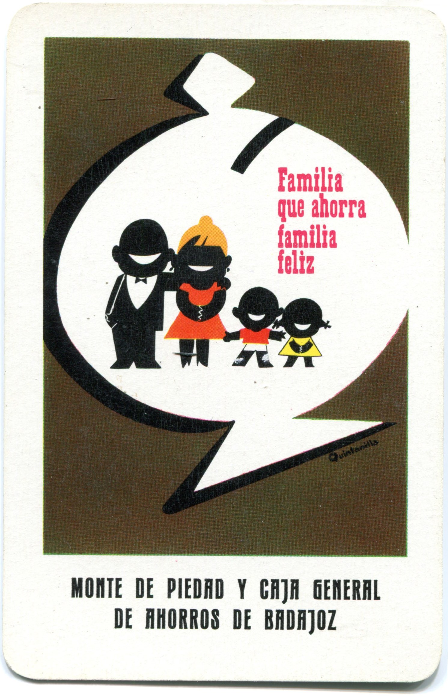 Calendario de bolsillo del Monte de Piedad y Caja General de Ahorros de Badajoz (1965) (1)