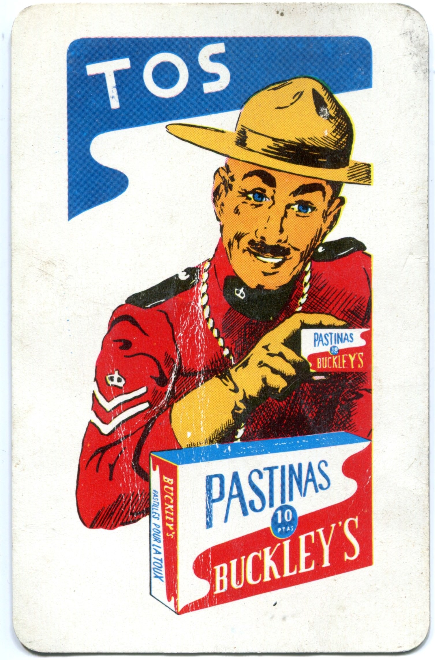 Calendario de bolsillo de Pastinas Buckley's (1965) (1)