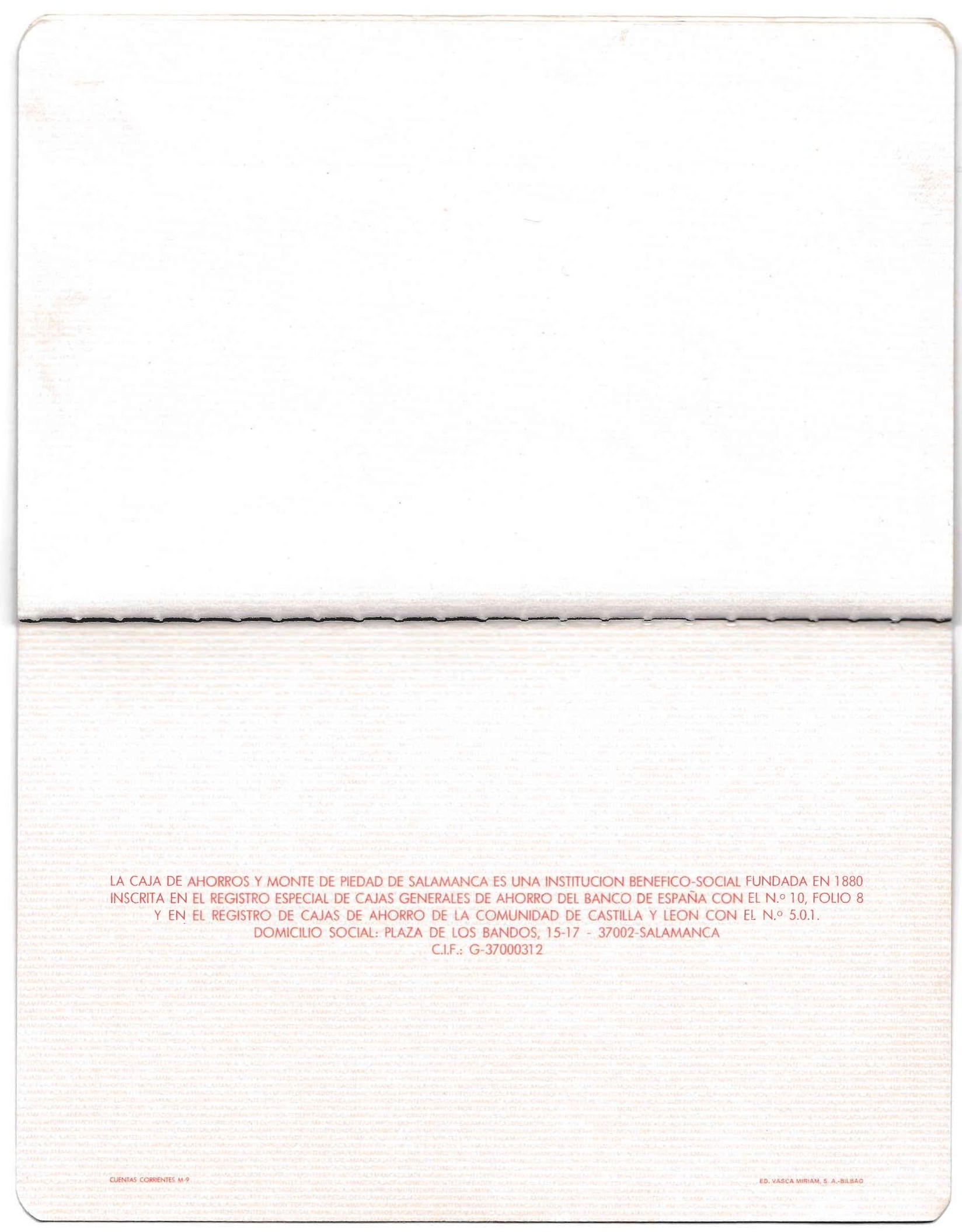 Libreta de la Caja de Ahorros de Salamanca (1991) (4)