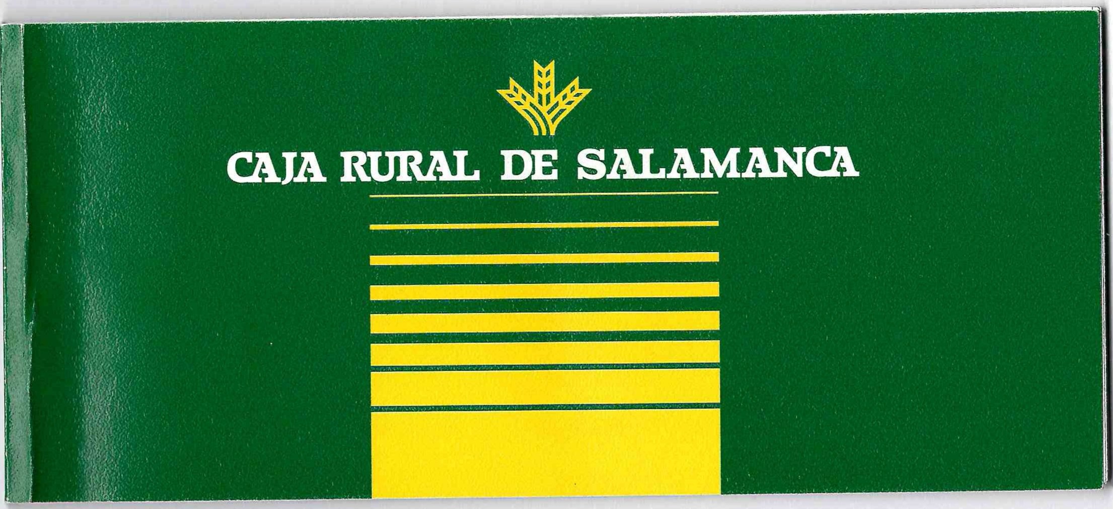 Talonario de cheques de la Caja Rural de Salamanca (1)